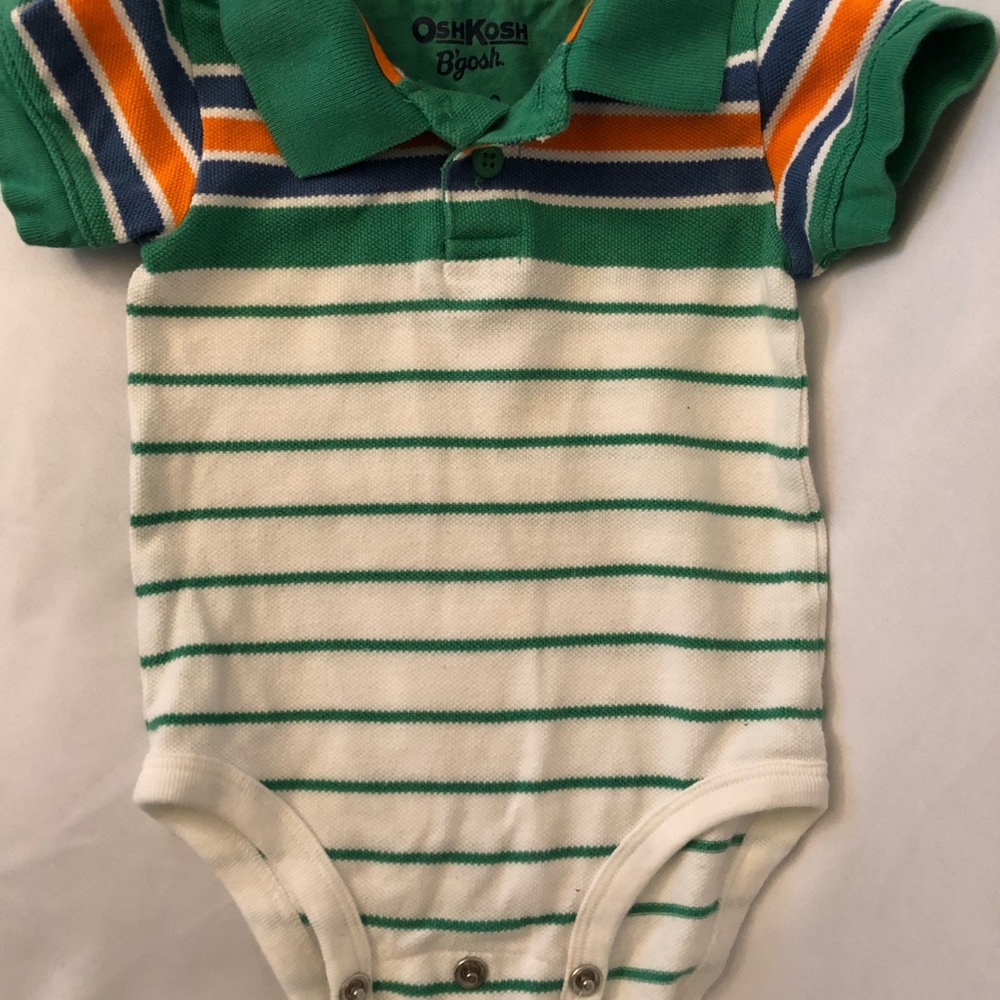 *LOT OF 2* OshKosh Polo Onesie Shirts - Picture 2 of 5